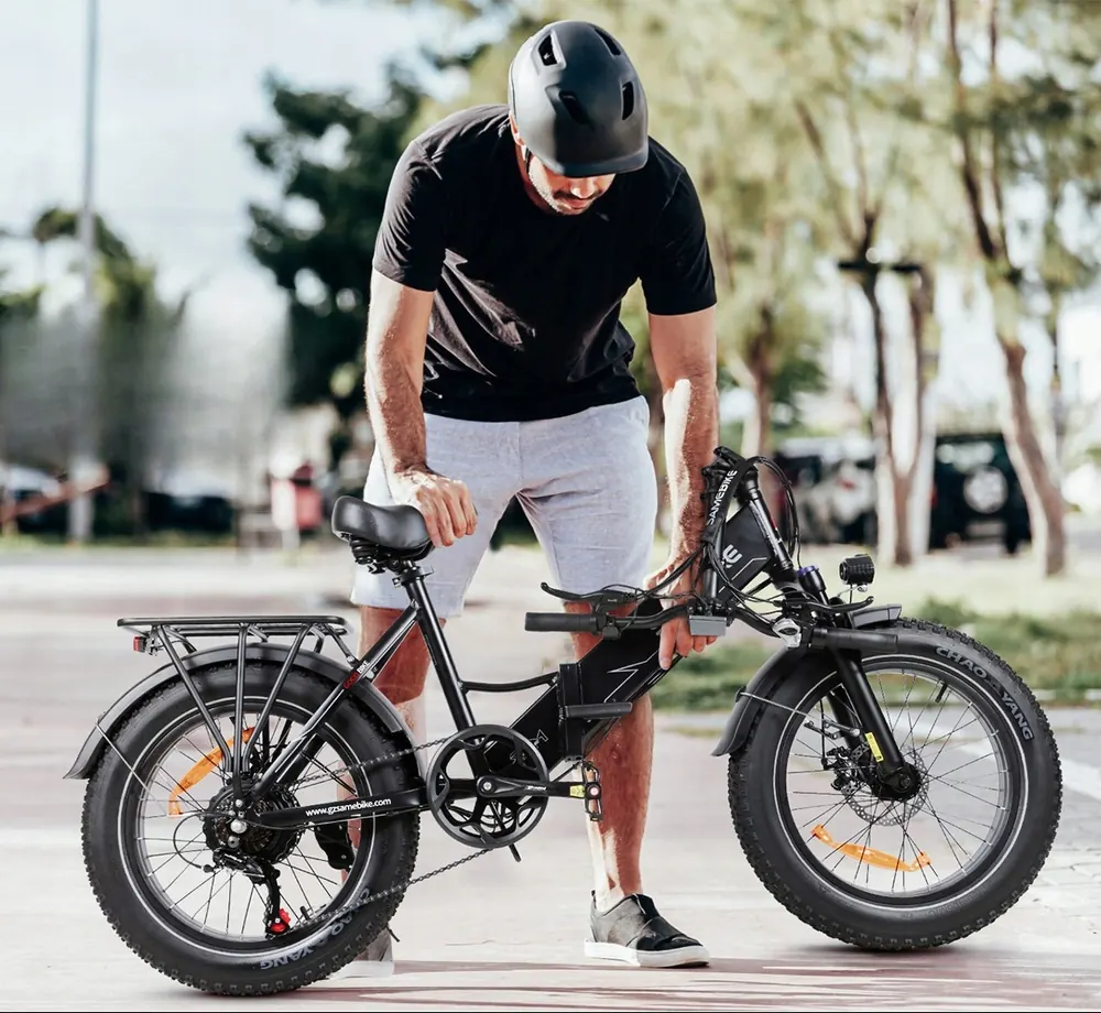Modelo LOTDM200-II-FT de SAMEBIKE, bicicleta eléctrica urbana
