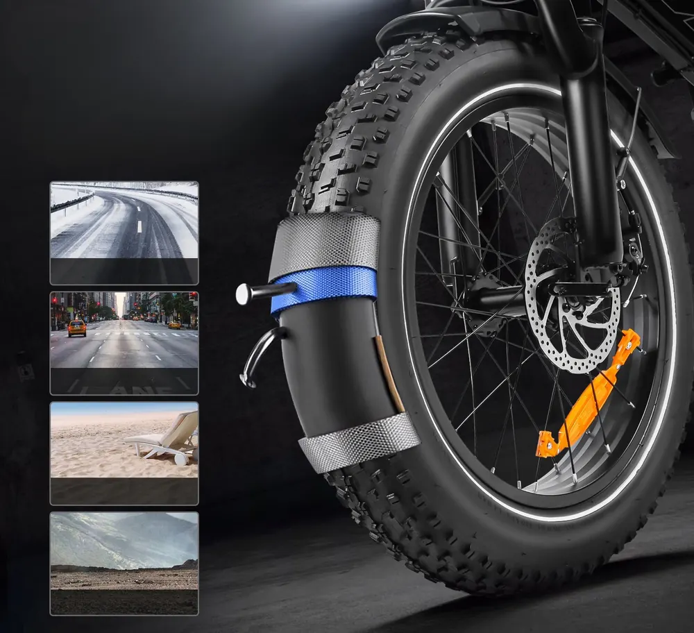 Motor eléctrico de menos de 250W en la SAMEBIKE LOTDM200-II urbana