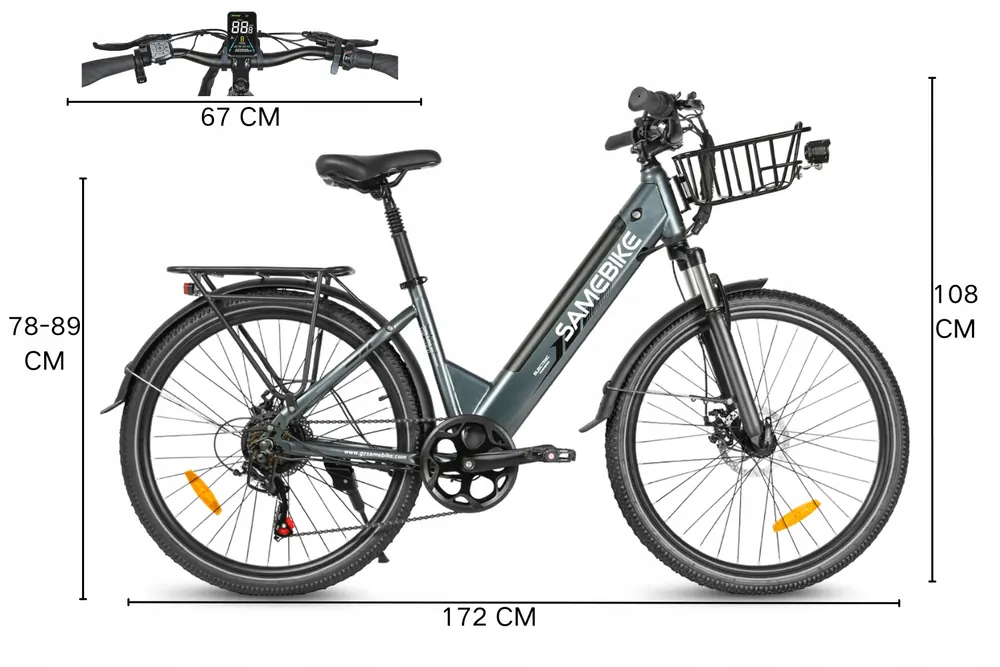 SAMEBIKE RS-A01 Pro en embalaje original de fábrica