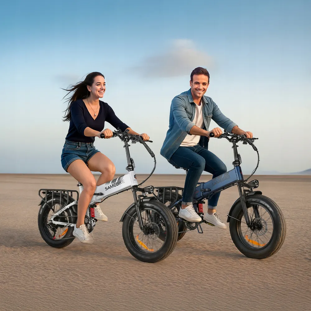 SAMEBIKE RS-A02 PRO plegable montaña eléctrico ensamblado y ajustado