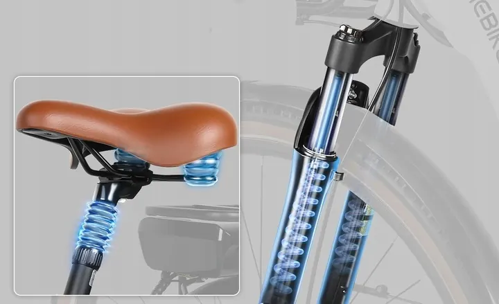 Bicicleta eléctrica Samebike RS-A07 con ruedas de 28 pulgadas para ciudad