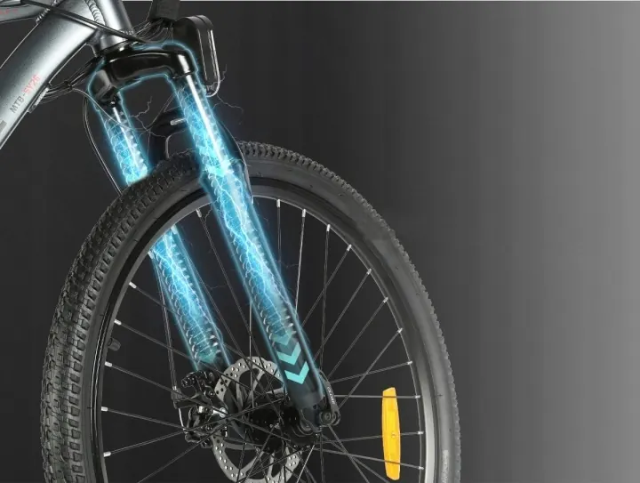 Rueda de 26 pulgadas en bicicleta eléctrica Samebike SY26-II 500W