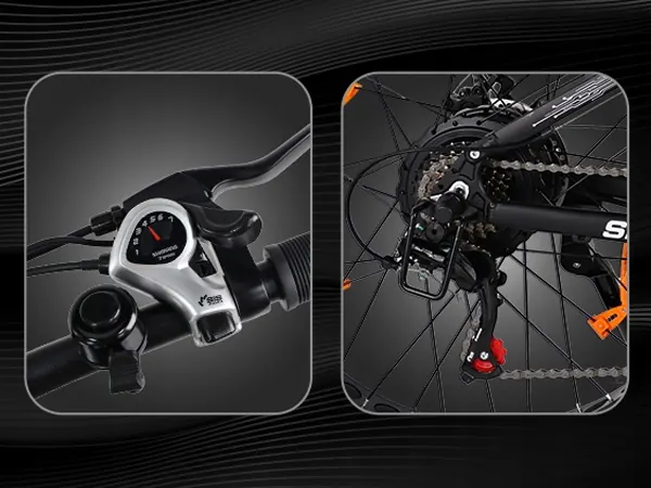 Bicicleta eléctrica VARUN 26X4.0 soporta carga máxima de 150 kg