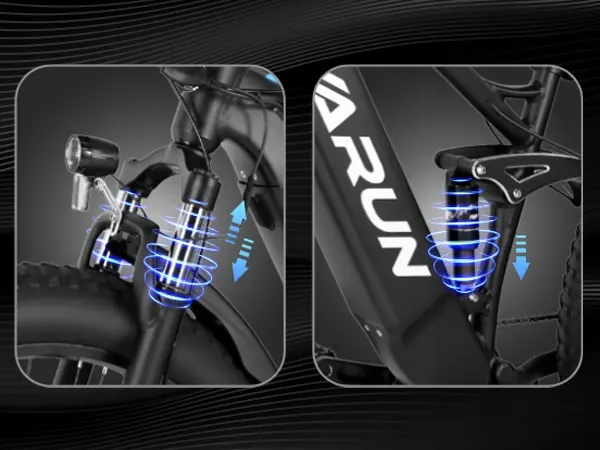 Bicicleta eléctrica VARUN de diseño unisex para hombre y mujer.