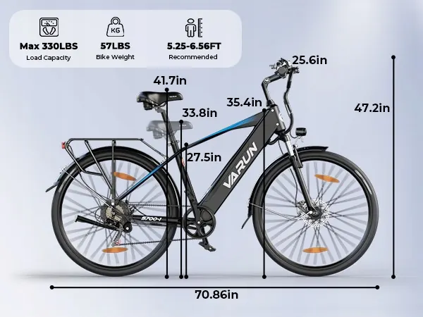 Varun S700-1 soporta carga máxima de 150 kg