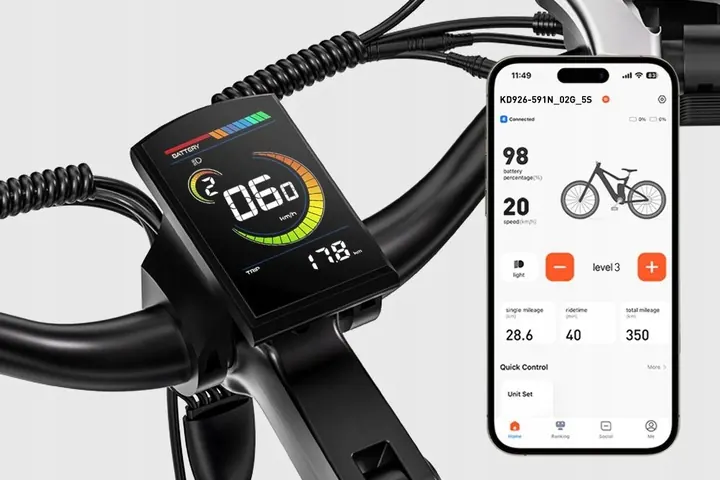 Motor de 960W de la bicicleta eléctrica Vitilan L5 para máxima potencia
