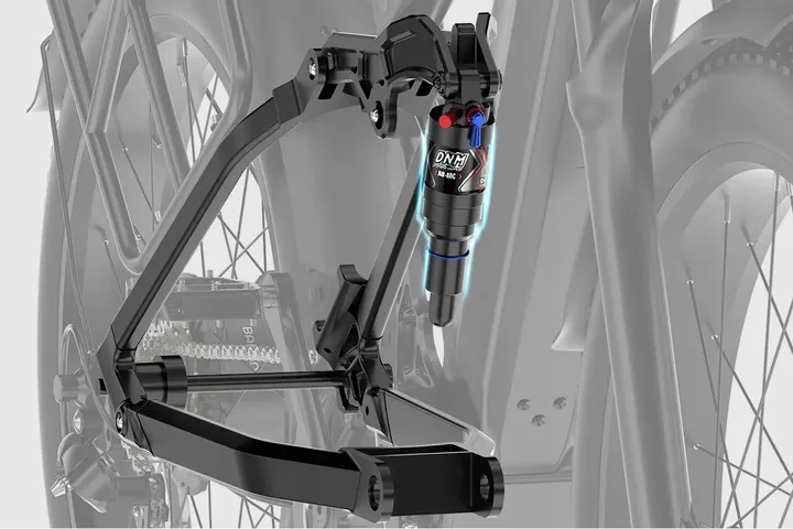 Modelo VITILAN T7 PRO, bicicleta eléctrica con frenos hidráulicos y 56km/h.