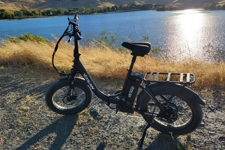 Marca VITILAN en el cuadro de la bicicleta eléctrica U3