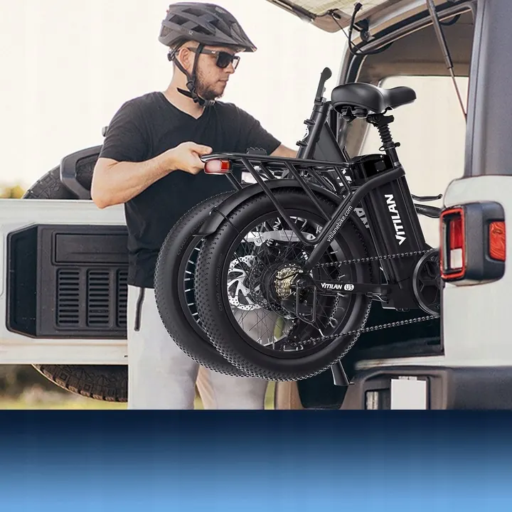 Cuadro de 20 pulgadas de la bicicleta eléctrica VITILAN U3.