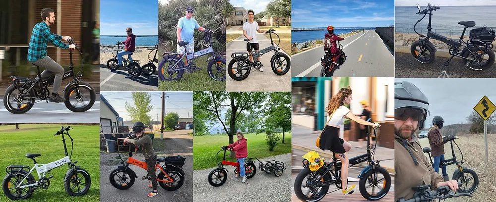 Bicicleta eléctrica VITILAN V3 2.0 con peso de 30 kg