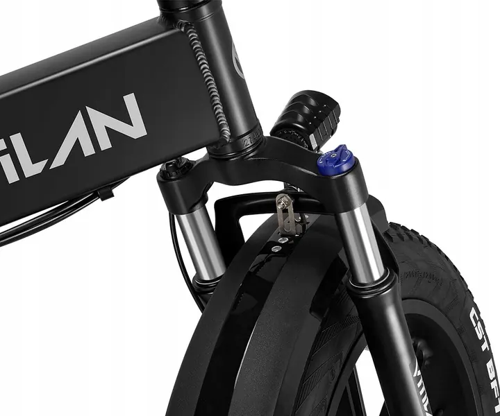 Bicicleta eléctrica plegable VITILAN V3 2.0 en color blanco